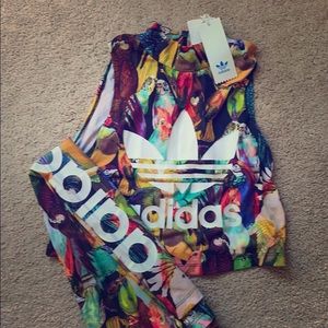 Adidas legging and tank set